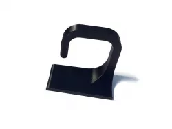 Large adhesive cable tidy hook (vertical or horizontal)