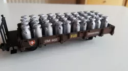 Milk churn g gauge, 1 gauge, o gauge, oe gauge, oh gauge, oo gauge