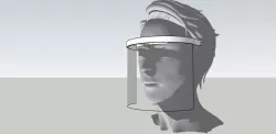 NICE DESIGN FACE SHIELD SUPORT
