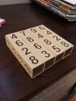 Number Sticks Magic Trick