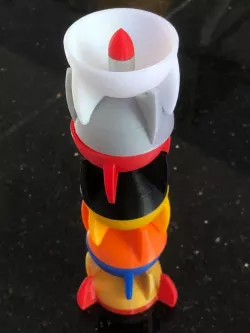 rocket egg cup holder stackable with stand