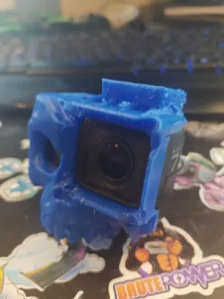 Skull Gopro7 v2 Ziptie Base+Gps Beitian box