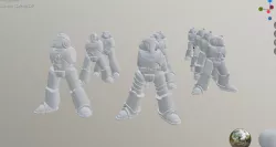 Space Warriors bodies x10 in Oldhammer style