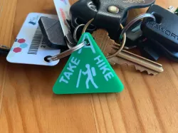 Take A Hike Keychain