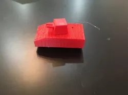 Tank shell for mini rc car
