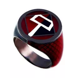 The Harley Quinn Red&Black Lantern Ring