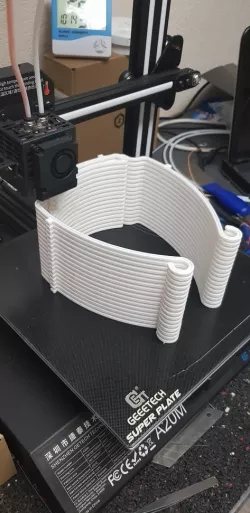 17 min print time Face Shield for Geeetech A20M (v4)