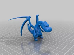 2 color cute dragon