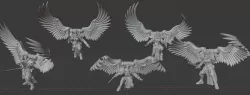 28mm Battle Sisters Assault Sisters for Grimdark Future