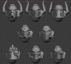 4th Legion Helmets