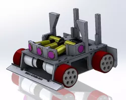 Akmal JR Robot Sumo 3kg RC or Auto Body