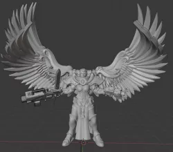 Basic Model for 28mm Battle Sister (for Grimdark Future)