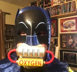 Batman 1966 Gas Scuba rebreather mask