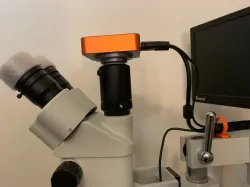 Cable Guide for Amscope Microscope