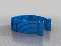 COVID 19 3dverkstan Face Shield for Printing in Thick Stacks