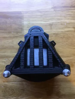 COVID-19 Mask Cap, Darth Vader Edition - flattened/no cheeks