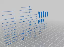 dark elf weapon assets