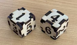 Dice Laser Cut