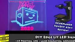 DIY Edge Lit LED Sign