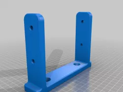 Double CB HAM radio mount small base twin 