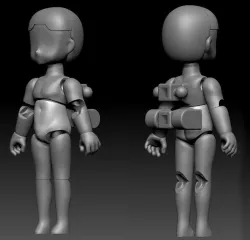 DTA++ Male Body (engineering resins required)