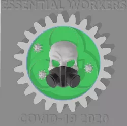 Essential Workers Logo Emblem