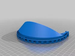 Face shield mask model 2 for smaller 3D printers