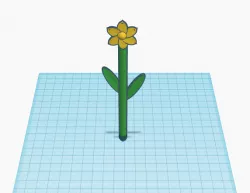 Flower petal pen