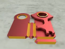 Foldable NoTouch Tool