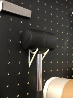 Hammer Hook for Peg Board