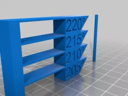 Heat Tower PLA PETG for Prusa slicer 205-220, 215-240