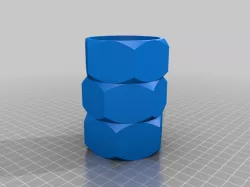 Hex Nut Container / Cup