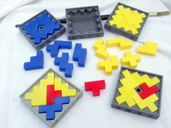 Jagged Square Puzzles 