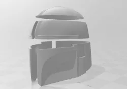 Mandalorian Helmet - Pieces fit Ender 3