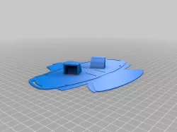 mask with 2x 5015 blower fans