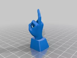 Middle Finger FU Key Cap