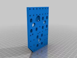 Modified Backplate to support bigger screw from clone titan extruder