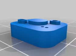 SCX24 Motor Plate Drill Block/Template