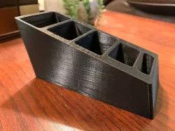 Slanted TV Remote Holder (Customizable)