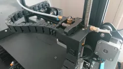 Slim X Axis Cable Chain with Extruder and Hotend Mount for Ender 3 Pro