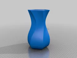 Spiral Pentagon Vase