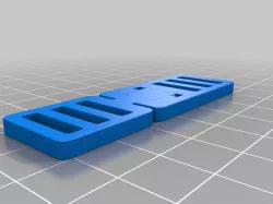 square clip for shoelace