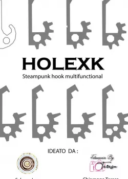 STEAMPUNK MULTIFUNCTIONAL HOOK PARAMETRIC (HOLEXK)