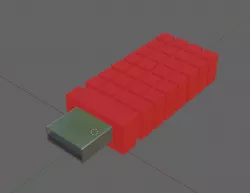 T800 CPU-Chip USB-Stick Case v2