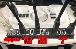 USB Connector Holder Block