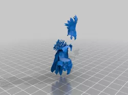 wurrzag - orcs and goblins - pelvis, cape and head