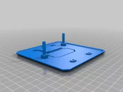 2 Gang Blank Plate for Sonoff WiFi Switch