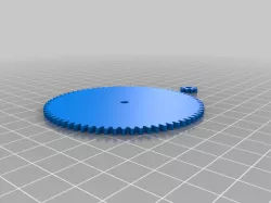 3D gears for microstepping 9 times
