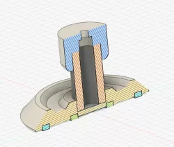 3d Printer foot damper anti-vibration