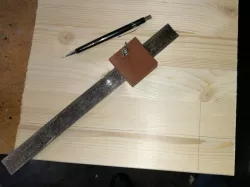 Adjustable ruler stop